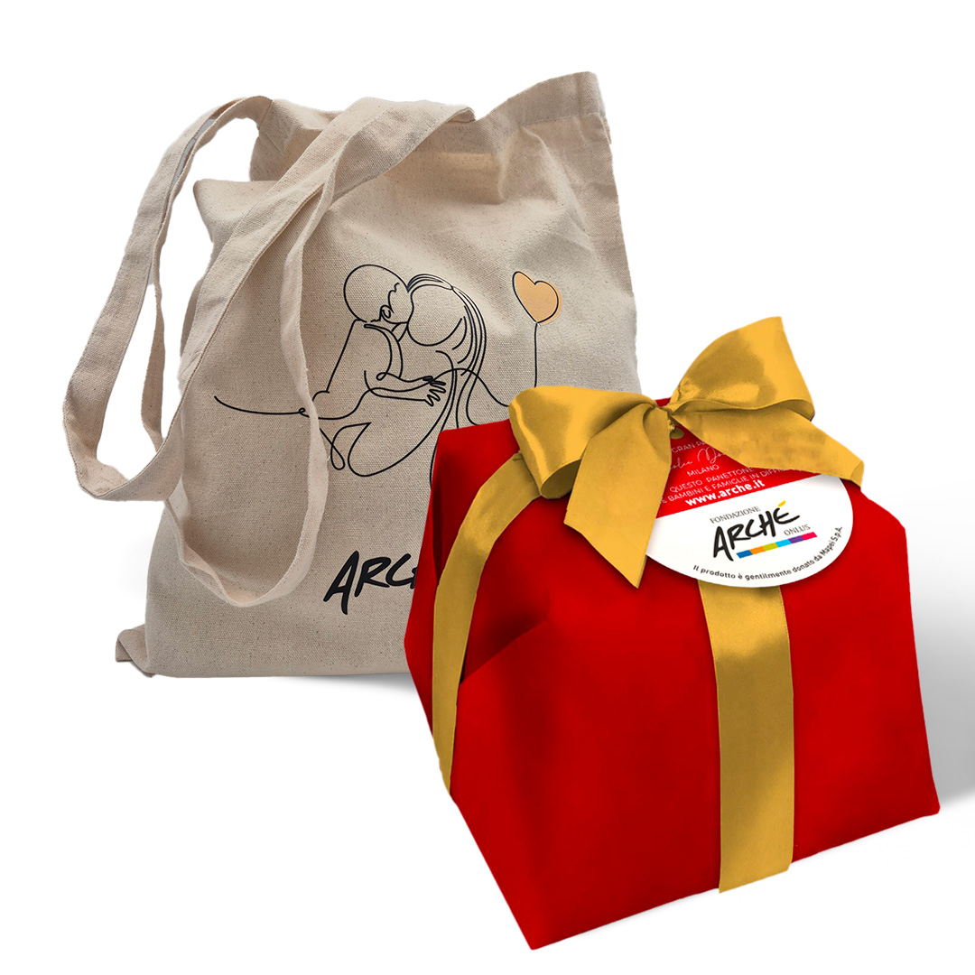 Panettone con Shopper Panna