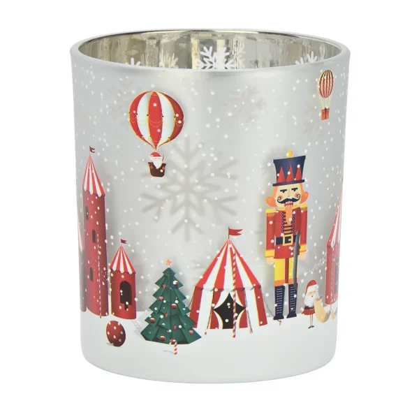Portacandele Circo di Natale